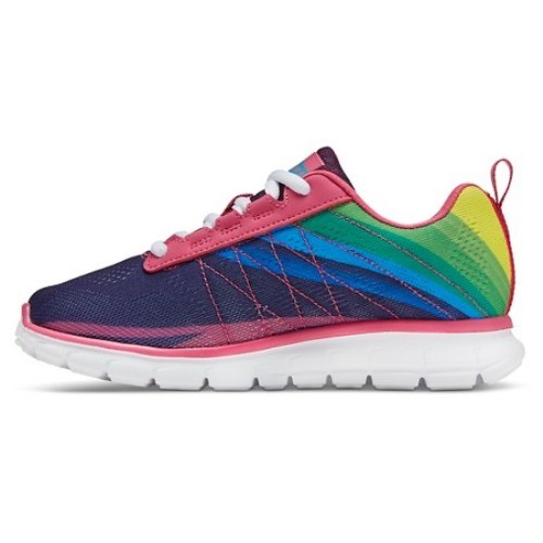 YOUTH NWT! SPORT BY SKECHERS S UNBROKEN GIRLS SHOES RAINBOW ATHLETIC SNEAKER