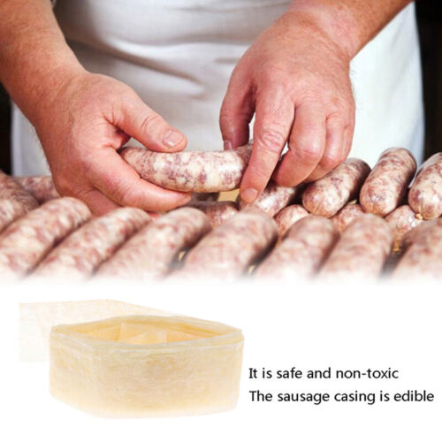 3mX32mm Edible Sausage Packaging Tools Sausage Tube Casing for Sausage Maker I 