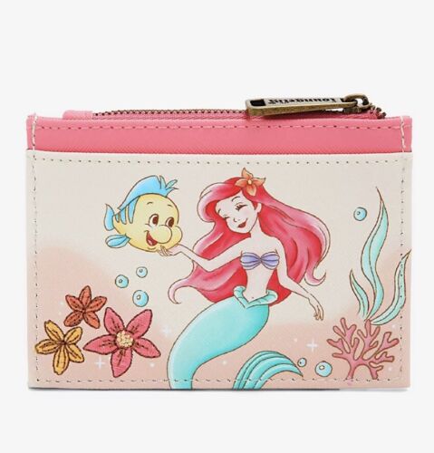Loungefly Disney The Little Mermaid and Flounder Cardholder Coin Purse
