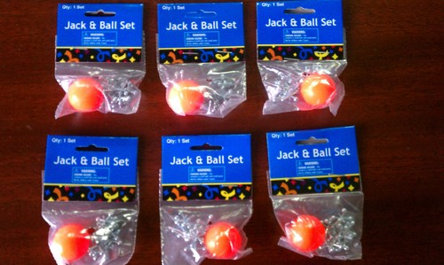 200 Sets of Metal Jacks and Ball Classic Game Birthday Party Give-A-Way Kid