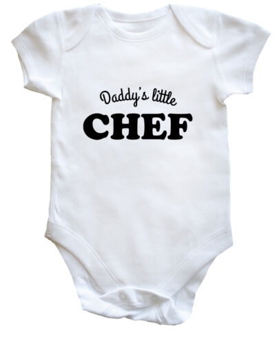 Daddy/'s Little Chef Baby Velvet Cook boys girls Vest grow cooking