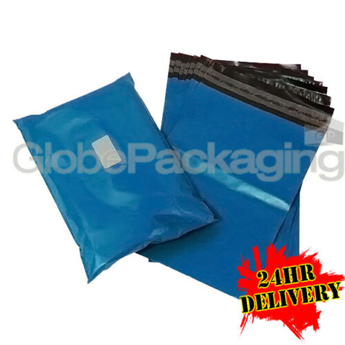 250x350mm 250 fuerte Azul Metalizado 10x14 "de Correo Postal bolsas con franqueo 10" x 14 " 