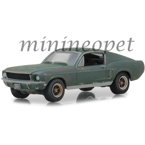 GREENLIGHT 44722 STEVE MCQUEEN 1968 FORD MUSTANG GT FASTBACK 1//64 UNRESTORED