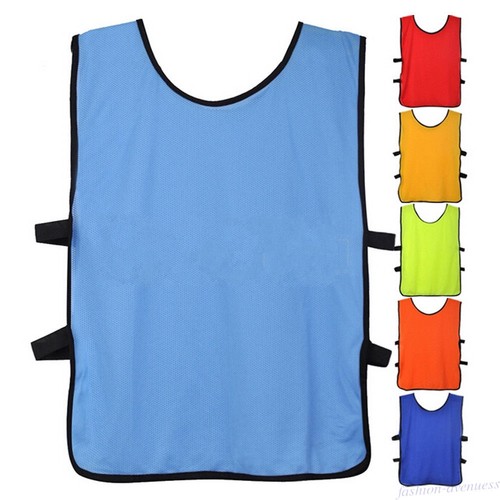 Team Training Scrimmage Soccer Football Pinnies Jerseys Sport Vest Adult Child