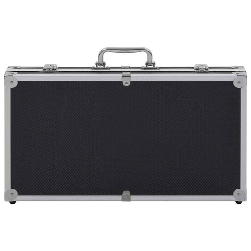 vidaXL Mallette pour arme à feu Aluminium ABS Noir