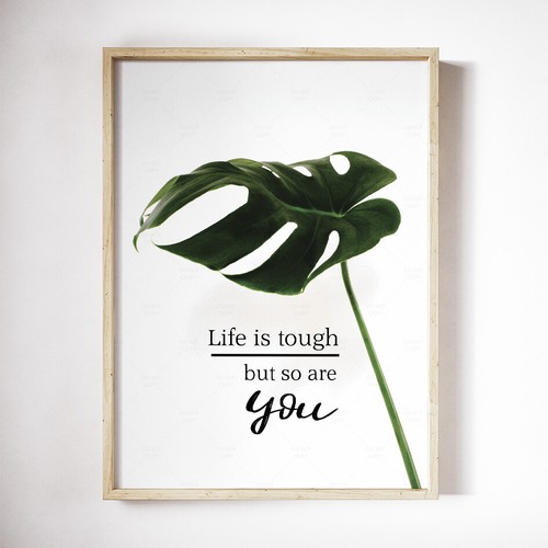Inspirational Posters Funny Quotes Modern Wall Art A3//A4 Motivational Prints