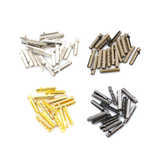 10x Metal DIY Shoelaces Repair Shoe Lace Tips Replacement End Shoelaces Craf✔GB 