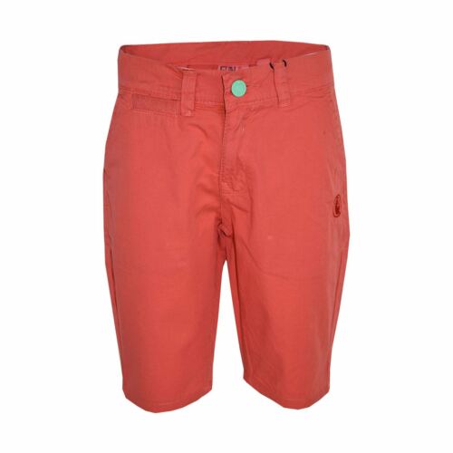 Boys Short Kids Orange Chino Shorts Summer Knee Length Half Pant New Age 2-13 Yr 