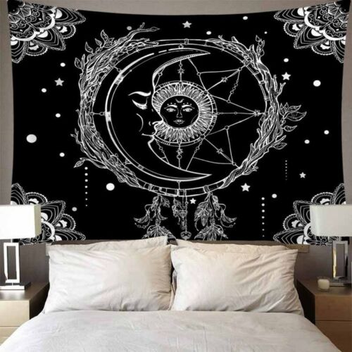 Nightmare Starry Night Sky Gift for Movie Lover Skin-friendly Tapestry 150*130cm 