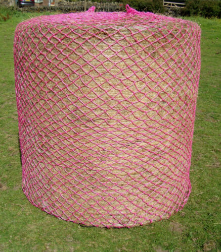 New Round Bale Field Haylage Net Small Holes 50mm Slow Feed Size 5ft x 4ft sale