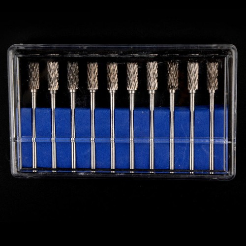 10 Pcs Tungsten Carbide Steel Burr Rotary Drills Cutter File Set Shank Polishing