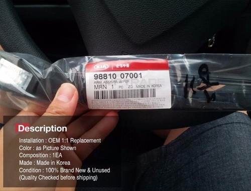 OEM Genuine Windshield Rear Window Wiper Blade Arm 1EA For KIA 2008-2010 Picanto OEM Genuine Windshield Rear Window Wiper Blade Arm 1EA For KIA 2008-2010 Picanto