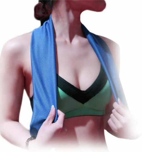 Glace instantanée de refroidissement Sport Serviette Microfibre Sweat Pour Gym Yoga Camping Voyage