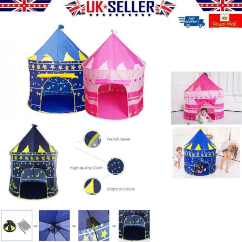 Baby Children Kids POP UP Play Tent House Indoor Outdoor Playhouse Girls Boys UK