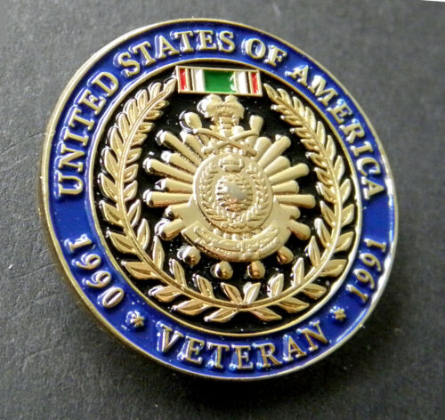 Operation Desert Storm Gulf War Veteran 1990 1991 USA Lapel Pin Badge 1 inch 