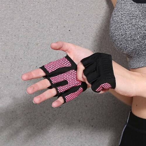 Strength Training Workout Gloves Gripper Gloves Grips Half Four Finger Gloves DS