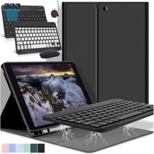 Schutzhülle Tastatur mit Stifthalter Für iPad 7/8/9/10/11th Air M3 6 5 4 Pro 11