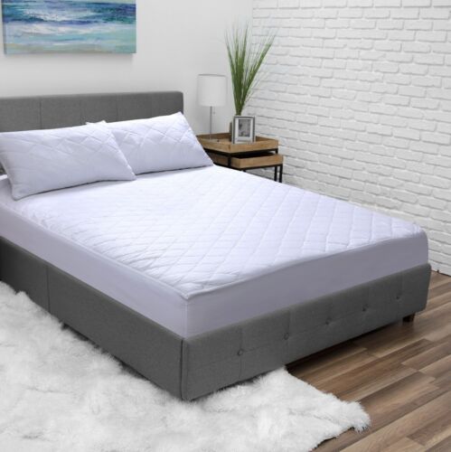 KING SIZE FITTED Waterproof Quilted Mattress Protector Cover Bed Wet Sheet 