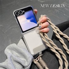 Hülle für Samsung Galaxy Z Flip 6 7 Handy Schutzhülle Case Cover Etuis Band