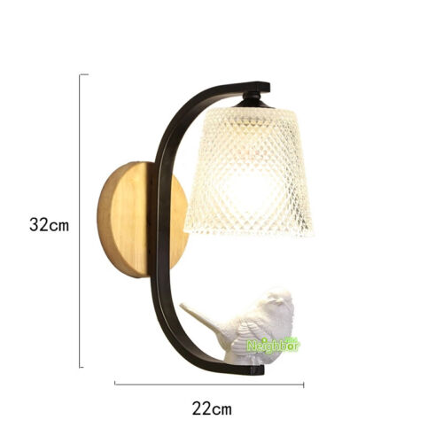 Nordic Bird Lamp Sconce Wall Light Bedroom Lamp Wall Lights for Home Deco Lamp