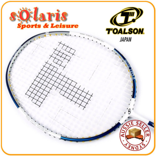 TOALSON MEGA FLEX NANO POWER 55 Full Graphite Pro Badminton Racket Strung