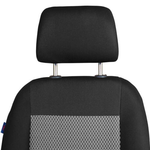 Schwarz Grau Weiß Sitzbezüge für MITSUBISHI SPACE RUNNER Autositzbezug Set 