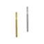 10k Solid Gold Screw Threaded Earring 11.5mm Post White or Yellow 2 PCS