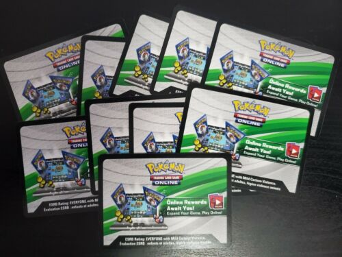 Lot of 10 Online Pokemon Card Codes ***Emailed