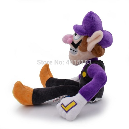 Super Mario Bros Wario and Waluigi Plush Doll Stuffed Figure Toy Kids Xmas Gift