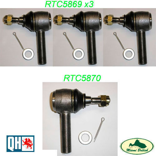 LAND ROVER STEERING TIE ROD END SET DISCOVERY DEFENDER RANGE CLASSIC MR0031 QH 