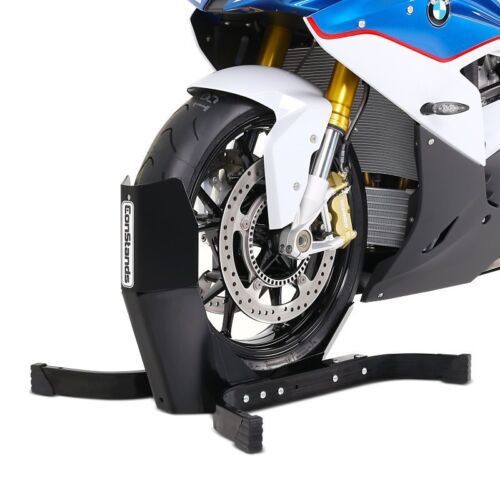 Motorradwippe Motorrad-Ständer Vorderrad Radklemme vorne matt Montageständer