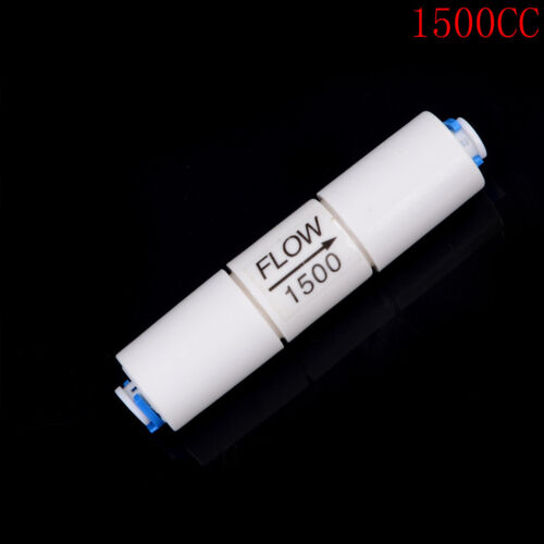 1//4/" Flow Restrictor 300CC-1500CC with Quick Connect for RO Reverse Osmosis W2