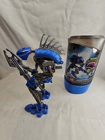 LEGO BIONICLE: Rahkshi Guurahk 8590 in Canister  Blue w Kraata All pieces there!
