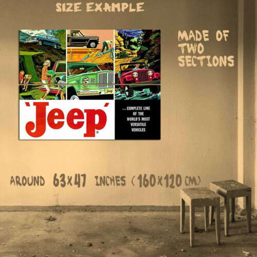 188099 1962 Jeep Line Decor Wall POSTER Print AU 