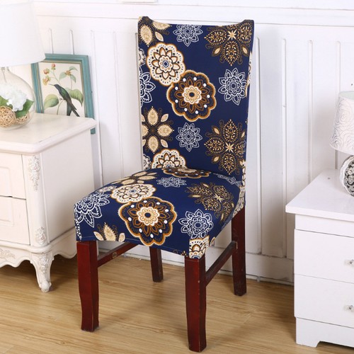 Universal Stretch Dining Chair Covers Elastic Kitchen Chair Protector Slipcover