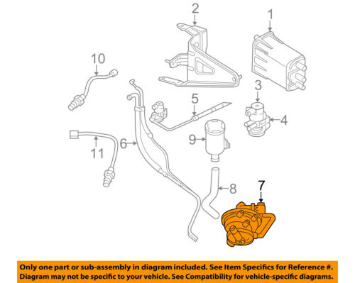 Dodge CHRYSLER OEM Durango Emission Vapor Canister-Detection Pump 4891422AD