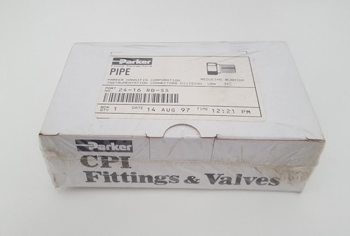 Parker Stainless Steel New Reducing Bushing 1-1//2/" MNPT x 1/" FNPT 24-16 RB-SS