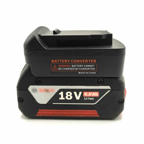 Battery Adapter For Bosch 18V Li-ion To Dewalt 18//20V Li-ion Cordless Power Tool