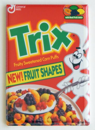 Fruit Shaped Trix FRIDGE MAGNET cereal box