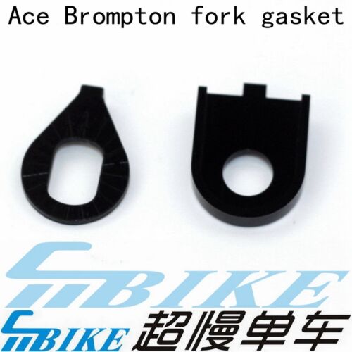 ACE 7075 Aluminum CNC Brompton Bicycle Front Wheel Fork Gasket steel titanium