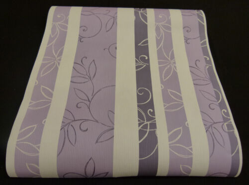 05623-50-17 5 Rollen edle Präge Tapeten FINESSE Ranken mauve weiß flieder