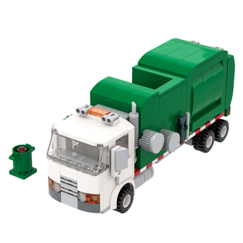 Details about   Sanitation Vehicle Garbage Truck Rubbish Truck MOC Building Bricks Toys Set 