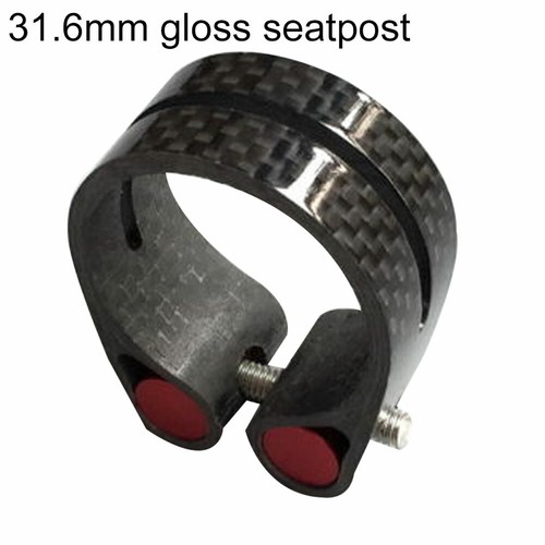 Carbon Fiber Road MTB Mountain Bike Bicycle Seat Post Clamp Seatpost Clip Trendy
