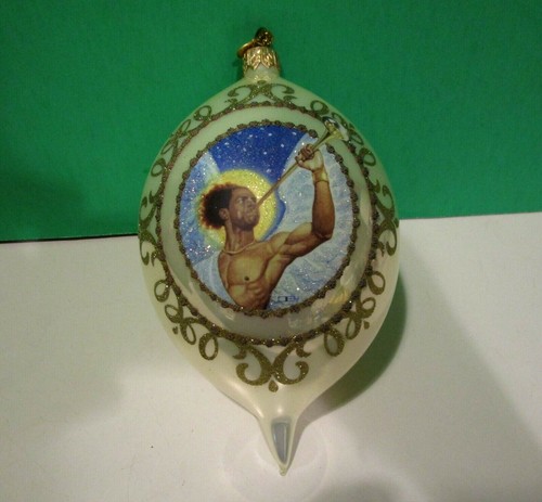 THOMAS BLACKSHEAR 2009 ANGEL GABRIEL Ornament NEW in BOX 2009 Ebony Visions