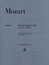 Mozart, Wolfgang Amadeus - Klaviersonate F-dur KV 332 (300k) | Buch | 9790201801