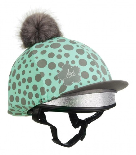 LeMieux Mini Pom Pom Skull Hat Silk XC Matchy Matchy