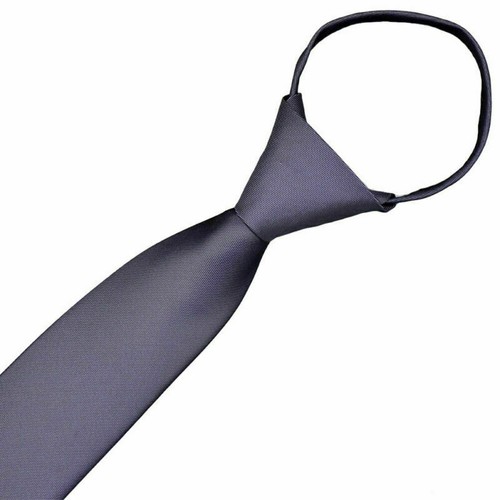 Men/'s Lazy Zip Multicolor Necktie Slim Zip Up Neck Tie for Business Wedding