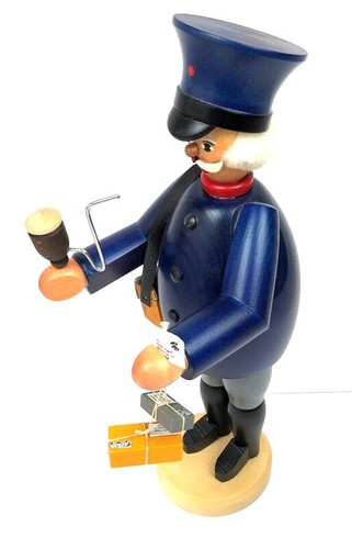 Räuchermann Briefträger Räuchermännchen Räucherfigur Original Erzgebirge Dregeno