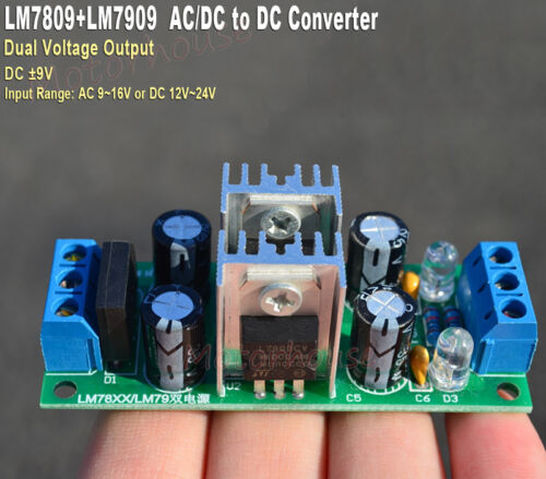 AC/DC to 5V-15V Dual Voltage Converter Board Mini Rectifier Power Supply Module 