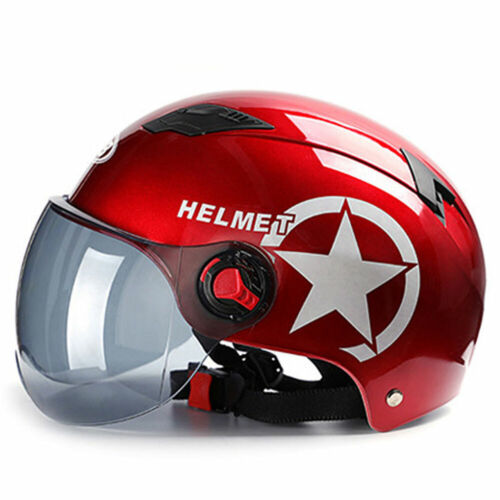 891C Face Half Baseball  Helmet Motorcycle Helmet Scooter Motorcycle Gradient
